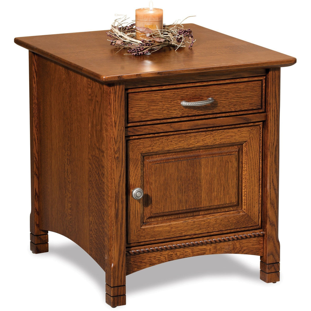 QW Amish West Lake Enclosed End Table