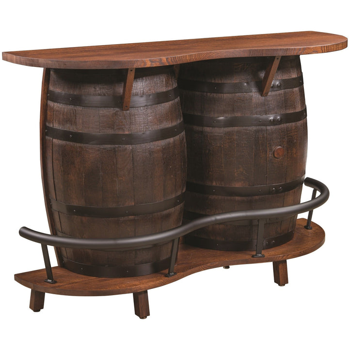 QW Amish Whiskey Barrel Bar MPSE-160