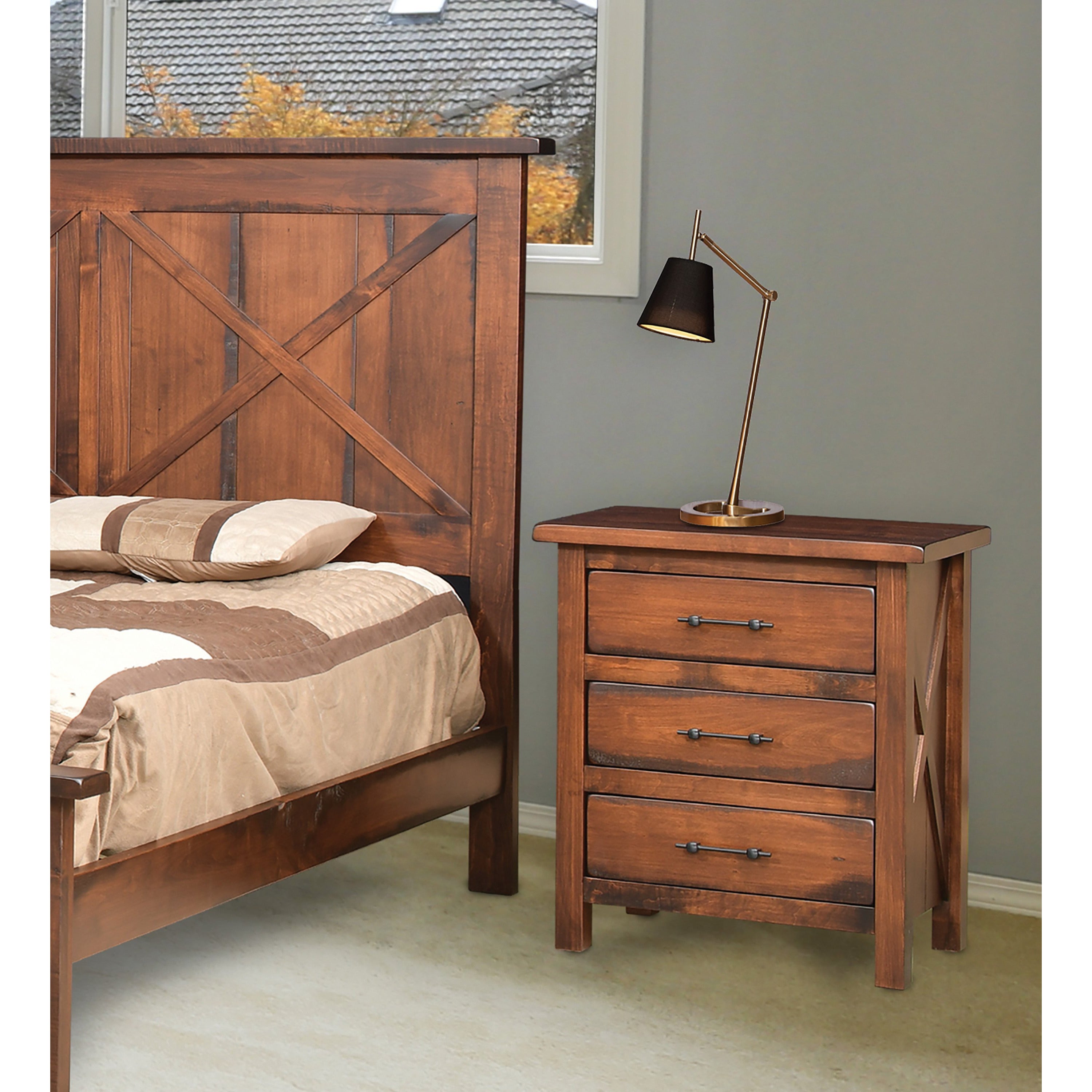 QW Amish Wildwood Superior Bed - Thumbnail 3