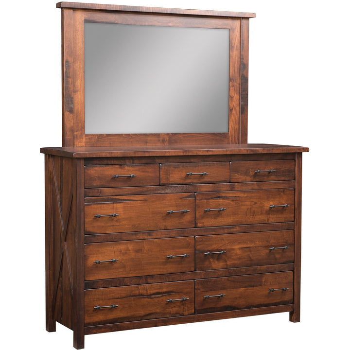 QW Amish Wildwood Superior Dresser with Mirror Option