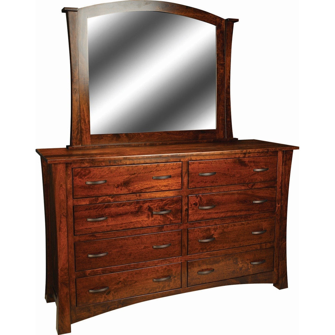 QW Amish Woodbury Dresser with Mirror Option