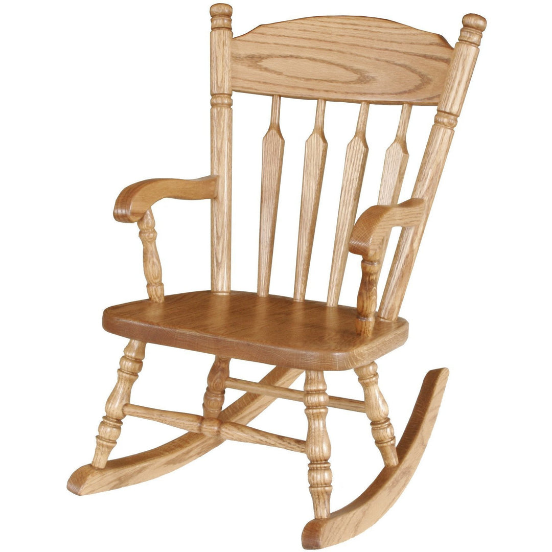 QW Amish Wooden Child's Rocker-Traditional SELP-C080917