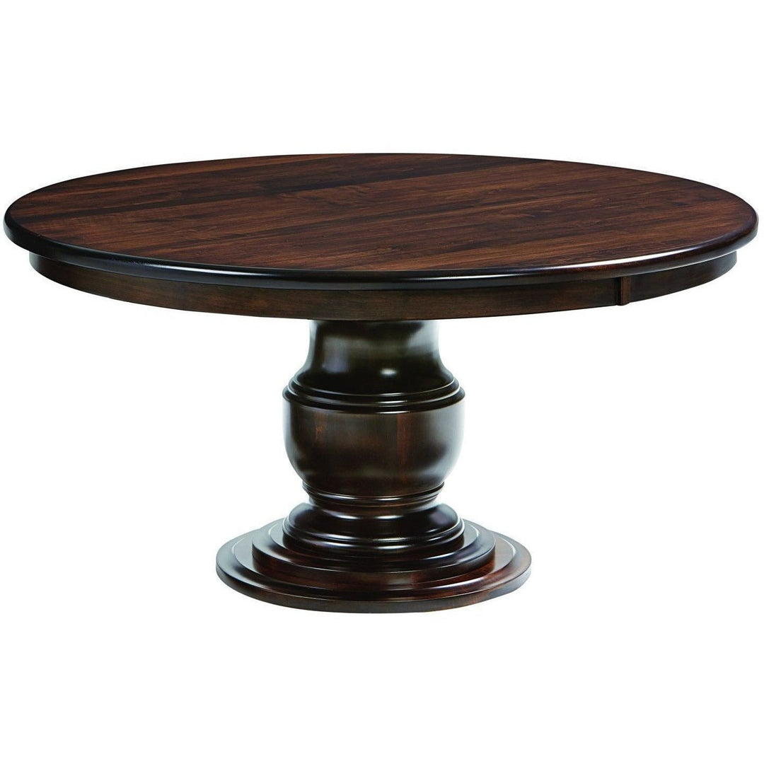 QW Amish Ziglar Round Pedestal Table CRLP-ZIGLAR